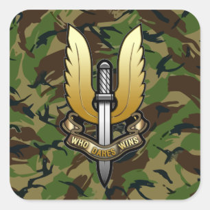 Special Air Service (SAS) Quadratischer Aufkleber