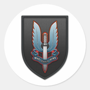 Special Air Service (SAS) Runder Aufkleber