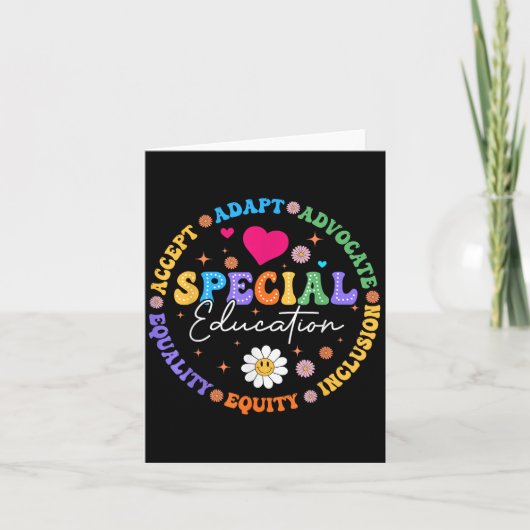 Special Bildung Squad Dream Team Sped Teacher Ap Karte (Vorderseite)
