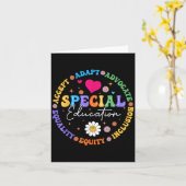 Special Bildung Squad Dream Team Sped Teacher Ap Karte (Gelbe Blume)