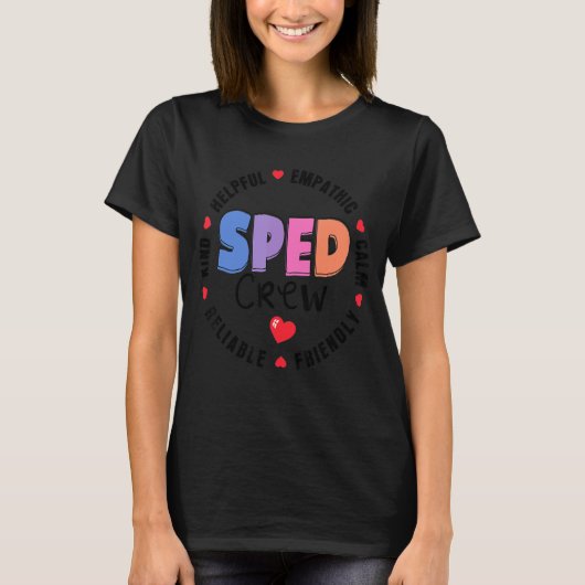 Special Bildung Teacher PARA Crew SPE T-Shirt (Vorderseite)