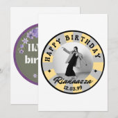 special birthday  einladung (Vorne/Hinten)