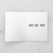 SPECIAL BIRTHDAY *JUST LIKE YOU* KARTE (Innenseite)