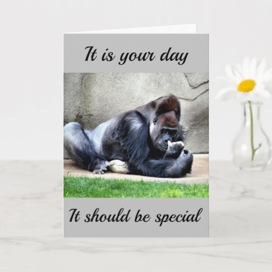 SPECIAL BIRTHDAY *JUST LIKE YOU* KARTE (Kleine Pflanze)