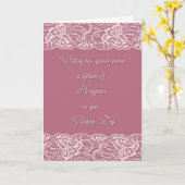 Special Bridal Lace Karte (Gelbe Blume)