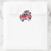 Special British Bulldog Runder Aufkleber (Tasche)