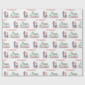Special Caregiver Christmas Wrapping Paper Geschenkpapier (Flach)