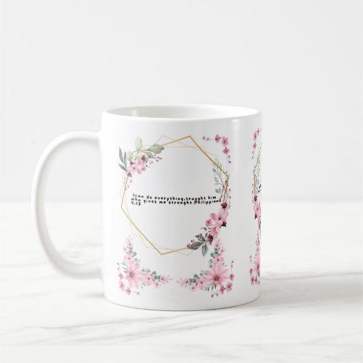 special coffee mug with biblical quote kaffeetasse (Links)