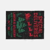 Special Deliveries Labor And Delivery Baby Nurse C Fleecedecke (Vorderseite (Horizontal))