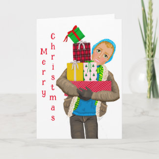 "Special Delivery for your" Weihnachtsgrüße-Karte Karte