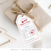 Special Delivery-Geschenk Tag Santa Worksho Geschenkanhänger