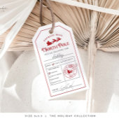 Special Delivery-Geschenk Tag Santa Worksho Geschenkanhänger