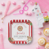 Special Delivery Italian Baby Shower  Pappteller (Party)