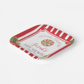 Special Delivery Italian Baby Shower  Pappteller (Gewinkelt)