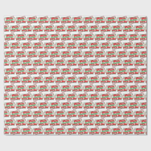 Special Delivery North Pole Geschenkpapier (Flach)