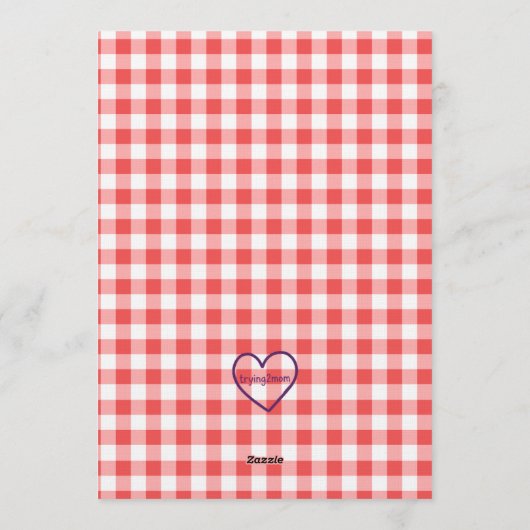 Special Delivery, Pizza Baby Shower Invitation Einladung (Rückseite)