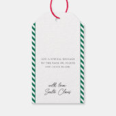 Special Delivery von Green Santa's Sleigh Express Geschenkanhänger (Rückseite)