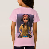 Special Design schöne Girls T - Shirt (Rückseite)