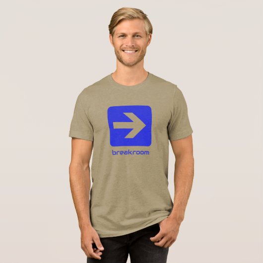 Special Edition BREAKROOM T - Shirt Tri-Blend-Shir (Vorderseite voll)