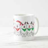 Special edition design featuring Aslan the samoyed Kaffeetasse (VorderseiteRechts)