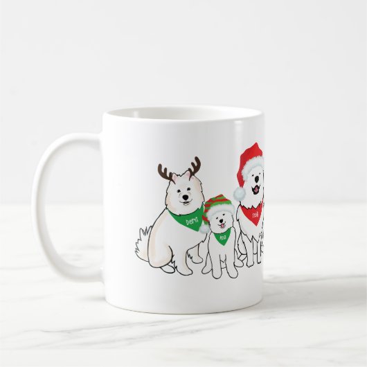 Special edition design featuring Aslan the samoyed Kaffeetasse (Links)