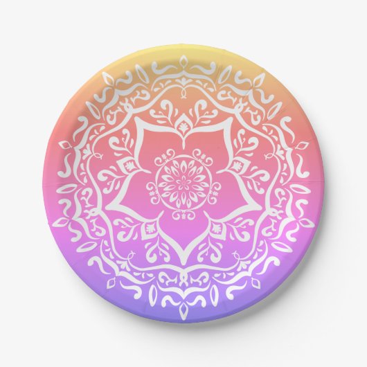Special Edition Jarn Mandala Pappteller (Vorderseite)