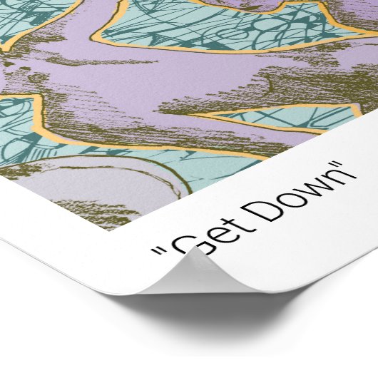 Special Edition Poster "Get Down" (Ecke)