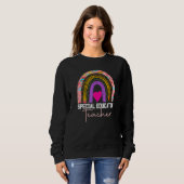 Special Education Teacher Sped Ed SPED Leopard Rai Sweatshirt (Vorne ganz)