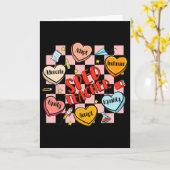 Special Education Teacher Valentine Conversation H Karte (Gelbe Blume)