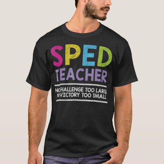 Special Education Team SPED Squad Special Ed_1 T-Shirt (Vorderseite)