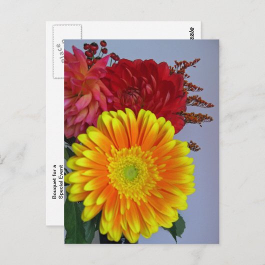 Special Event Bouquet Postkarte (Vorne/Hinten)