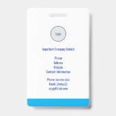 Special Event Security Foto Pass Ausweis (Rückseite)
