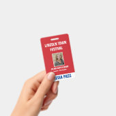 Special Event Security Media Pass QR-Code Ausweis (Handheld)