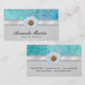 Special Events Classic Blue Grunge Visitenkarte (Vorne/Hinten)