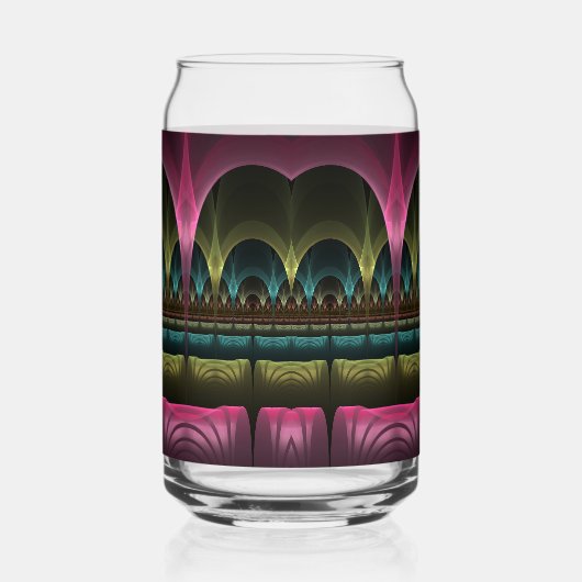 Special Fantasy Pattern Abstract Colorful Fractal Dosenglas (Rechts)