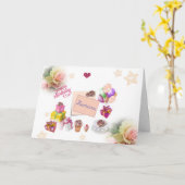 Special Festive Happy Birthday Card Karte (Gelbe Blume)