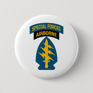 Special Forces-Abzeichen Airborne Tab Button