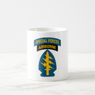 Special Forces-Abzeichen Airborne Tab Kaffeetasse