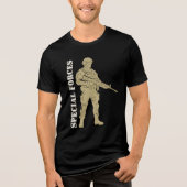 Special Forces - Elite Militär Operator Tri-Blend Shirt (Vorderseite)