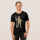 Special Forces - Elite Militär Operator Tri-Blend Shirt (Vorderseite voll)