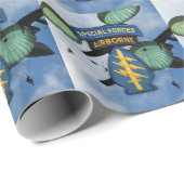 Special Forces Green Berets sf sfg Patch Geschenkpapier (Rolleneckpunkt)