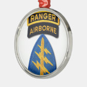 Special Forces Group Green Berets SF Sof SFG SOC Ornament Aus Metall (Links)