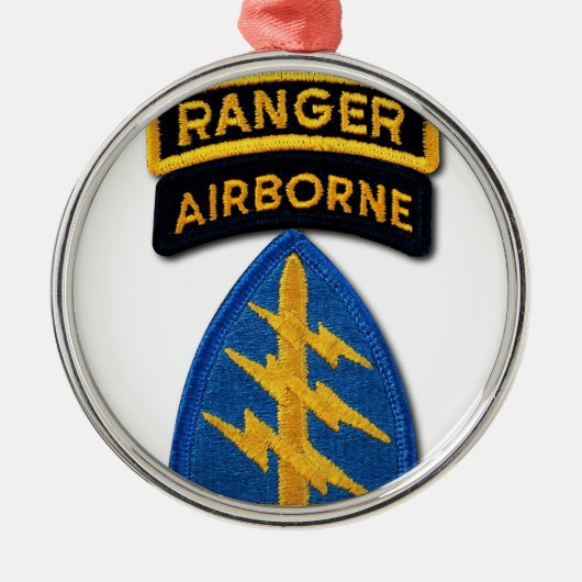 Special Forces Group Green Berets SF Sof SFG SOC Ornament Aus Metall (Vorne)