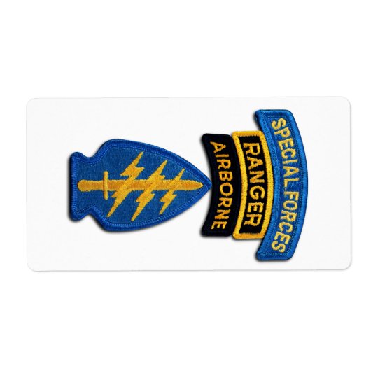 Special Forces Rangers SF SFG SOF Veterans Patch (Vorne)