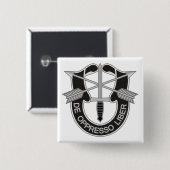 Special Forces SF De Oppresso Liber Button (Vorne & Hinten)