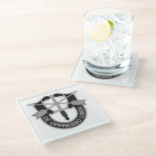 Special Forces SF De Oppresso Liber Glasuntersetzer