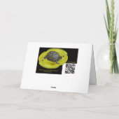 Special Friend Birthday Blue Flag Iris Wildblume Karte (Rückseite)