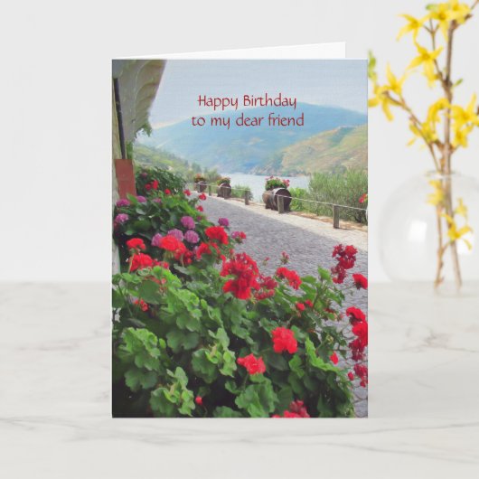 Special Friend einen schönen Geburtstag Karte (Gelbe Blume)