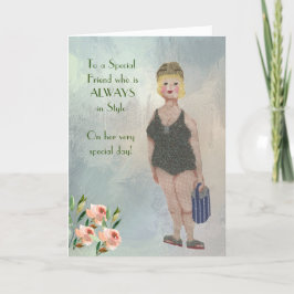 Special Friend immer in Style Glam Karte