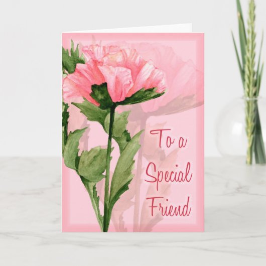 Special Friend Karte (Vorderseite)
